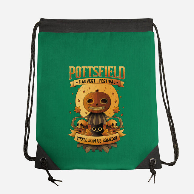 Pottsfield Harvest Festival-None-Drawstring-Bag-retrodivision