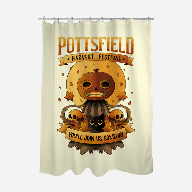 Pottsfield Harvest Festival-None-Polyester-Shower Curtain-retrodivision