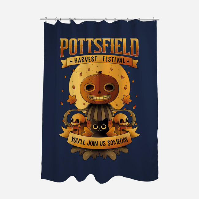 Pottsfield Harvest Festival-None-Polyester-Shower Curtain-retrodivision