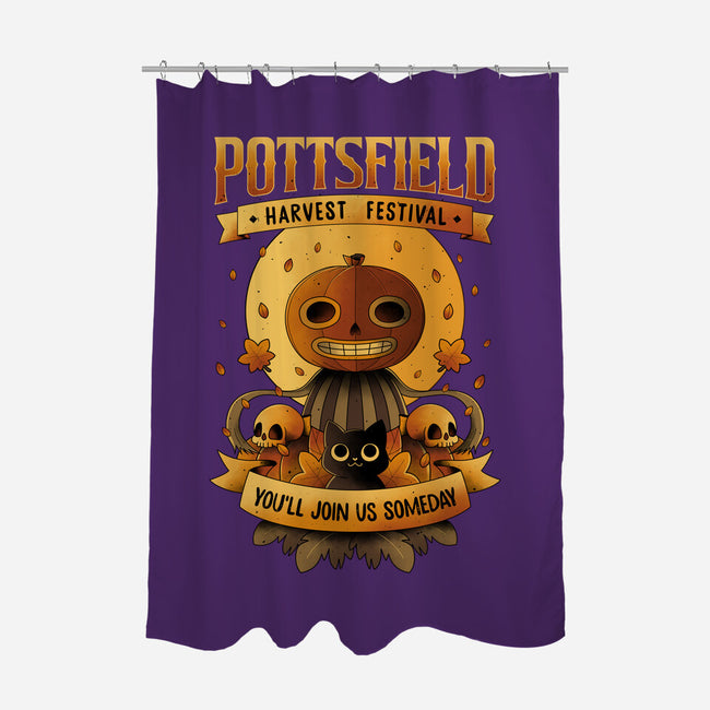 Pottsfield Harvest Festival-None-Polyester-Shower Curtain-retrodivision