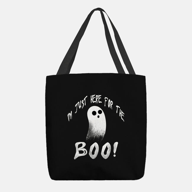 Just Here For The Boo-None-Basic Tote-Bag-fanfabio