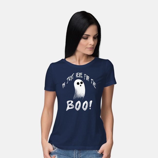 Just Here For The Boo-Womens-Basic-Tee-fanfabio