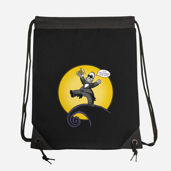 A Nightmare Before Beermas-None-Drawstring-Bag-Barbadifuoco