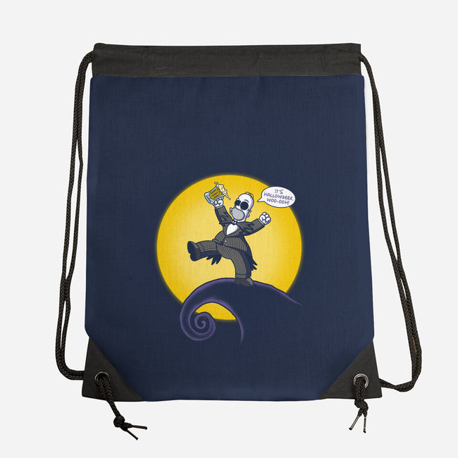 A Nightmare Before Beermas-None-Drawstring-Bag-Barbadifuoco