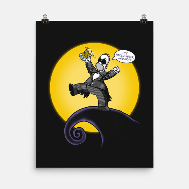 A Nightmare Before Beermas-None-Matte-Poster-Barbadifuoco