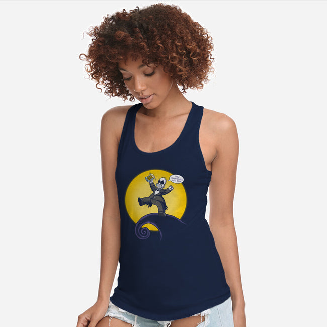 A Nightmare Before Beermas-Womens-Racerback-Tank-Barbadifuoco