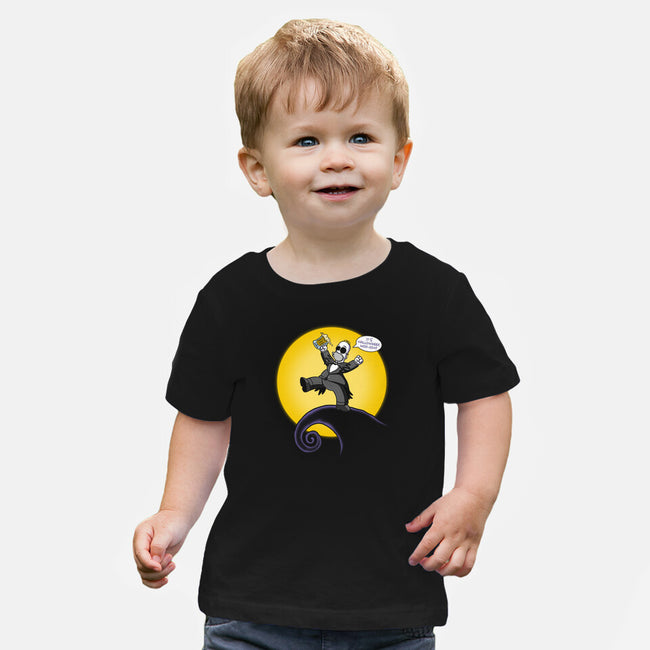 A Nightmare Before Beermas-Baby-Basic-Tee-Barbadifuoco