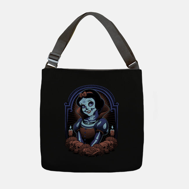 Skull White-None-Adjustable Tote-Bag-Astrobot Invention