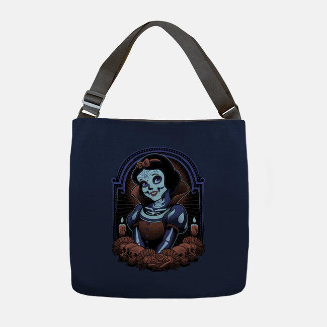 Skull White-None-Adjustable Tote-Bag-Astrobot Invention