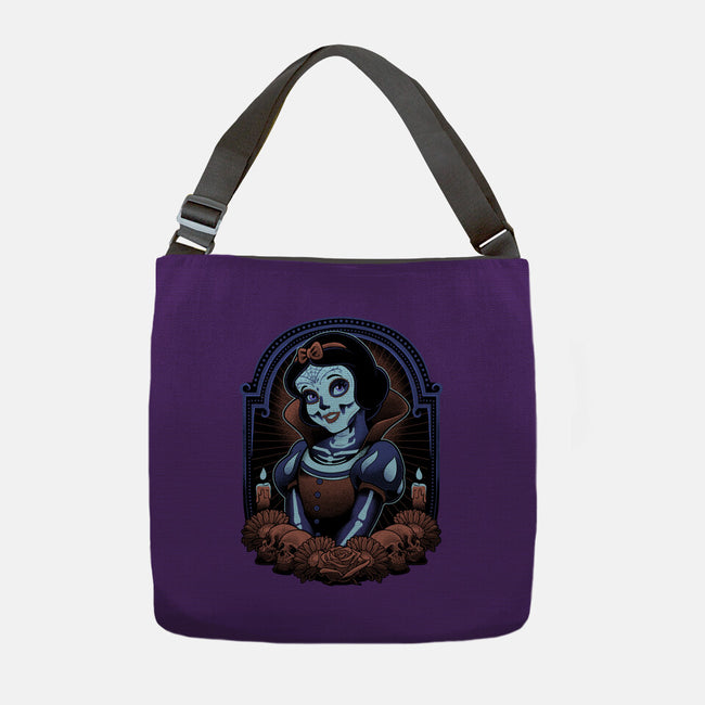 Skull White-None-Adjustable Tote-Bag-Astrobot Invention