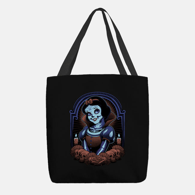 Skull White-None-Basic Tote-Bag-Astrobot Invention