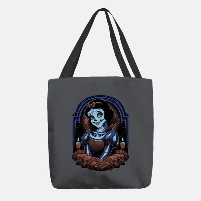 Skull White-None-Basic Tote-Bag-Astrobot Invention