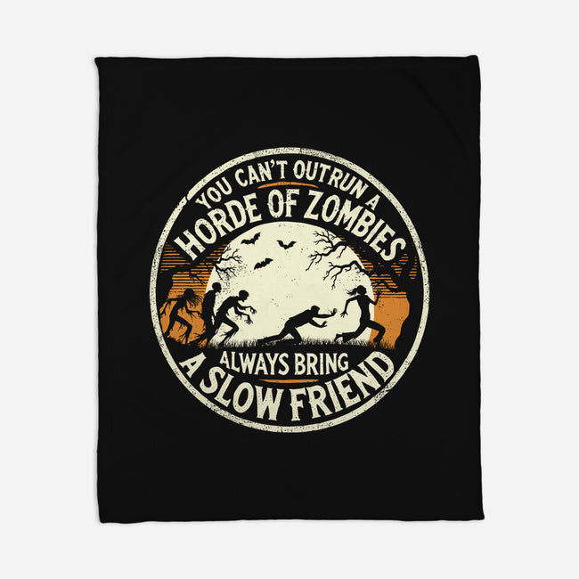 Horde Of Zombies-None-Fleece-Blanket-BridgeWalker