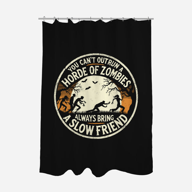 Horde Of Zombies-None-Polyester-Shower Curtain-BridgeWalker