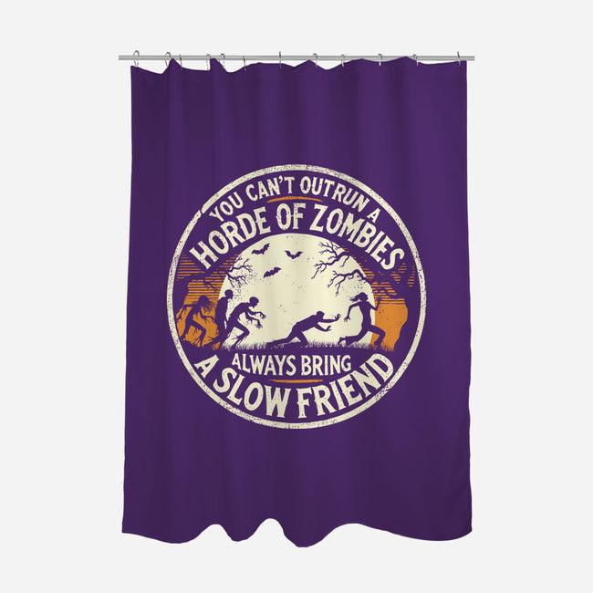 Horde Of Zombies-None-Polyester-Shower Curtain-BridgeWalker