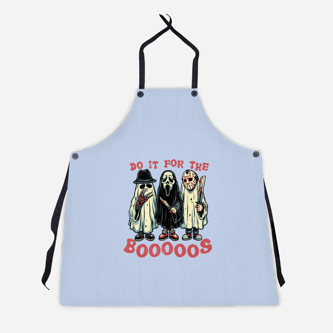 Do It For The Boos-Unisex-Kitchen-Apron-glitchygorilla