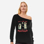 Do It For The Boos-Womens-Off Shoulder-Sweatshirt-glitchygorilla