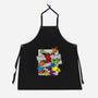 Cartoons Attack-Unisex-Kitchen-Apron-OPIPPI