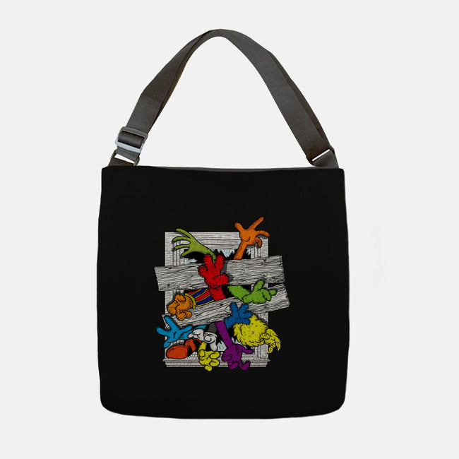 Cartoons Attack-None-Adjustable Tote-Bag-OPIPPI