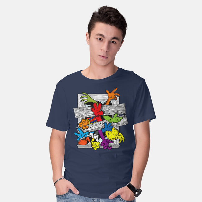 Cartoons Attack-Mens-Basic-Tee-OPIPPI