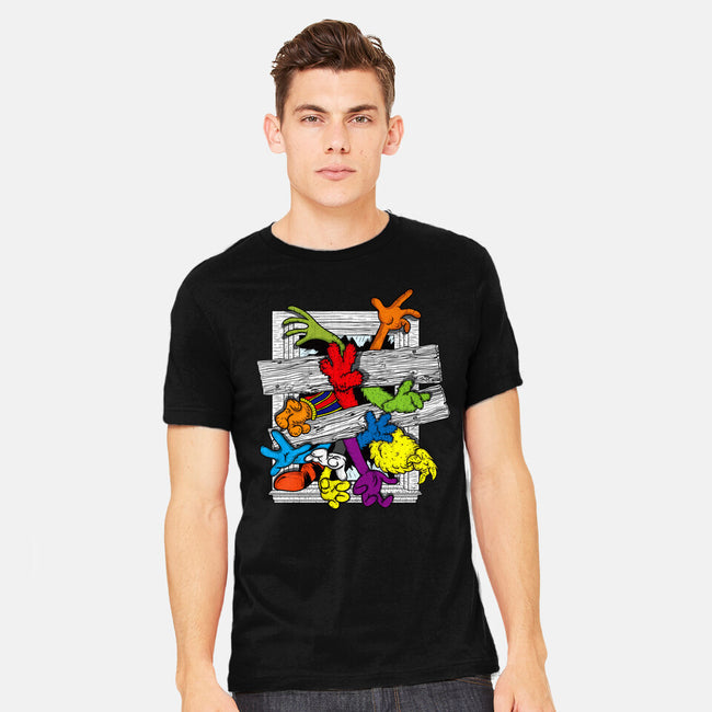 Cartoons Attack-Mens-Heavyweight-Tee-OPIPPI