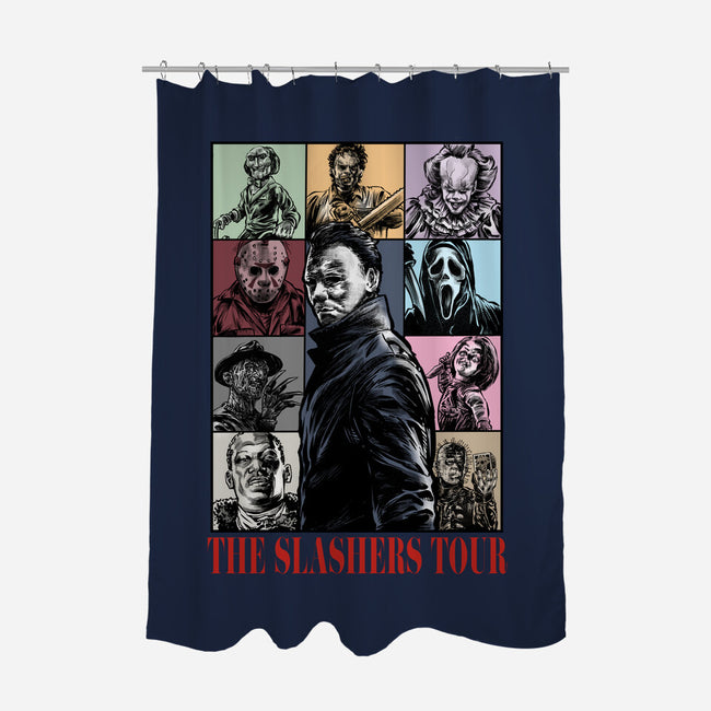 The Slashers Tour-None-Polyester-Shower Curtain-zascanauta