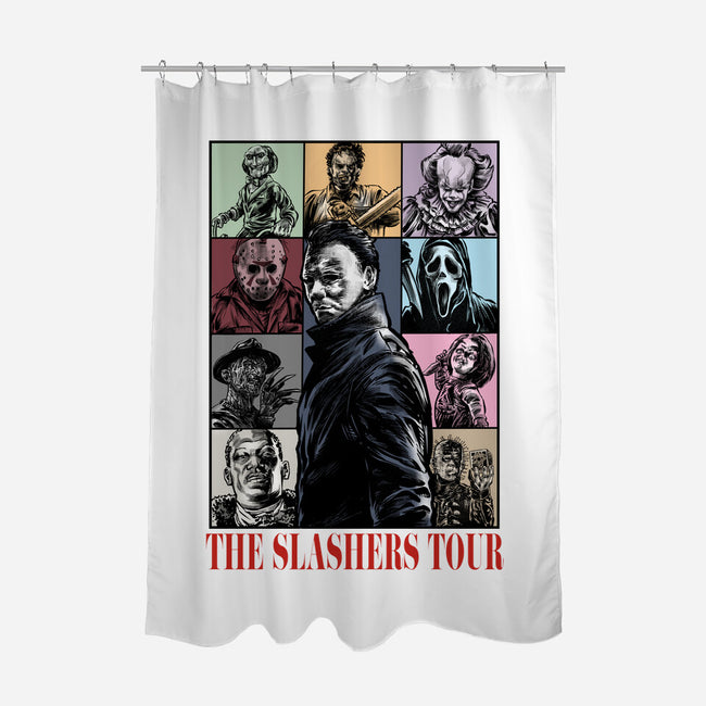 The Slashers Tour-None-Polyester-Shower Curtain-zascanauta