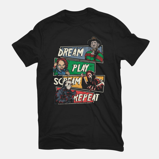 Dream Play Scream-Unisex-Basic-Tee-turborat14