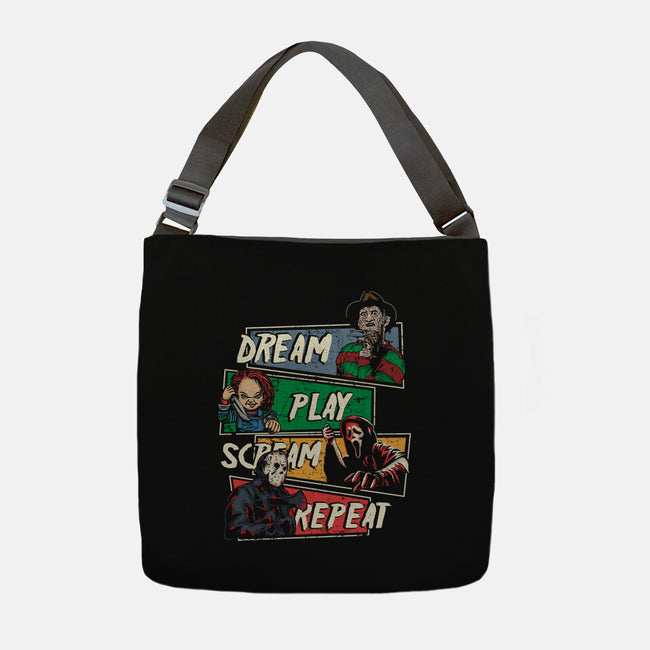 Dream Play Scream-None-Adjustable Tote-Bag-turborat14