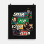 Dream Play Scream-None-Matte-Poster-turborat14