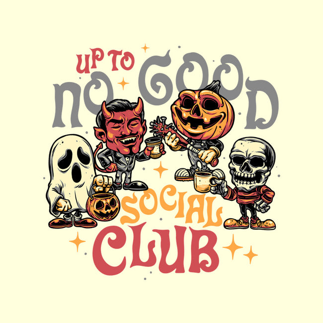 Up To No Good Social Club-None-Removable Cover w Insert-Throw Pillow-glitchygorilla