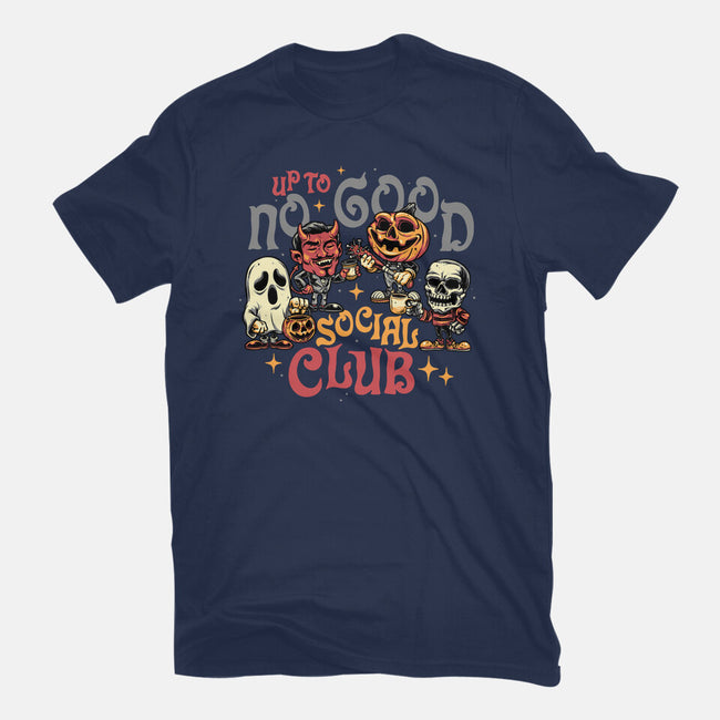 Up To No Good Social Club-Unisex-Basic-Tee-glitchygorilla