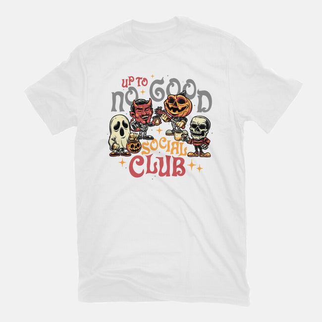 Up To No Good Social Club-Mens-Basic-Tee-glitchygorilla