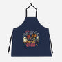 Up To No Good Social Club-Unisex-Kitchen-Apron-glitchygorilla