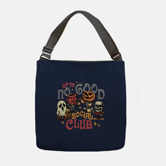 Up To No Good Social Club-None-Adjustable Tote-Bag-glitchygorilla