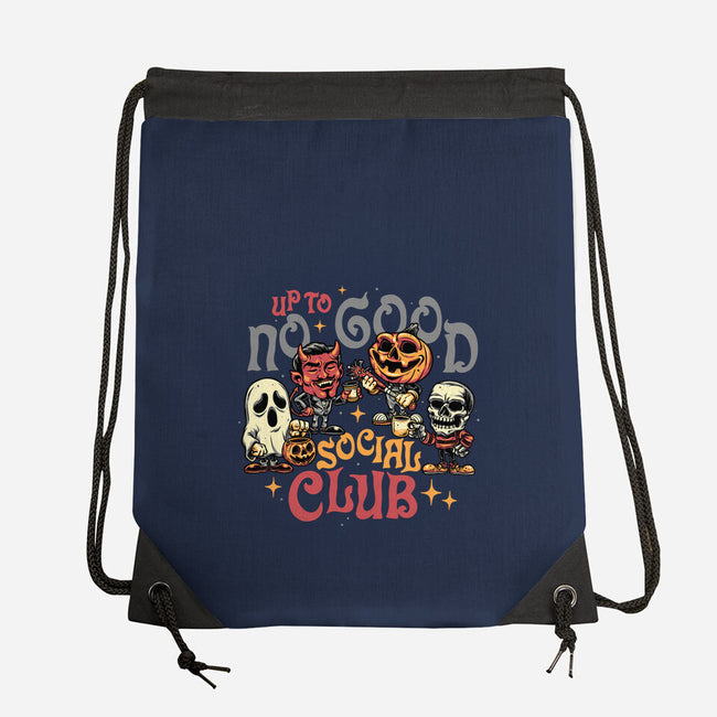 Up To No Good Social Club-None-Drawstring-Bag-glitchygorilla