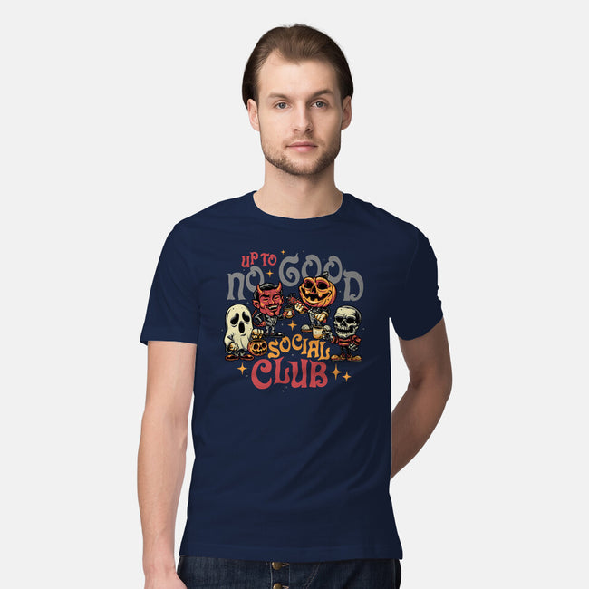 Up To No Good Social Club-Mens-Premium-Tee-glitchygorilla