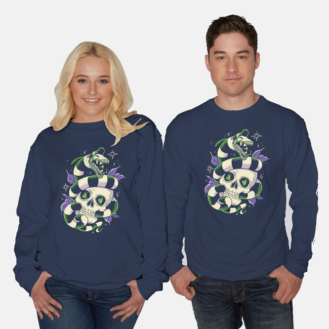 Sand Worm-Unisex-Crew Neck-Sweatshirt-yumie