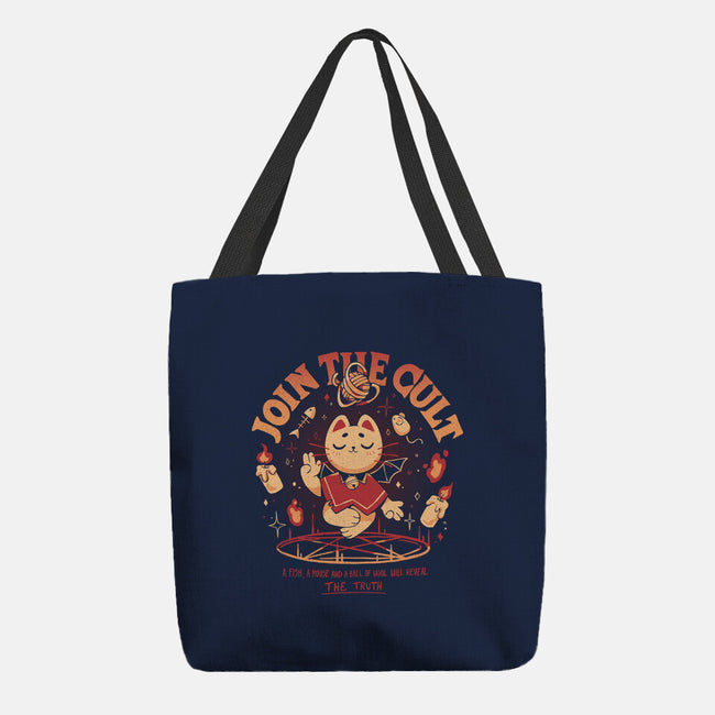 Join The Cat Cult-None-Basic Tote-Bag-yumie