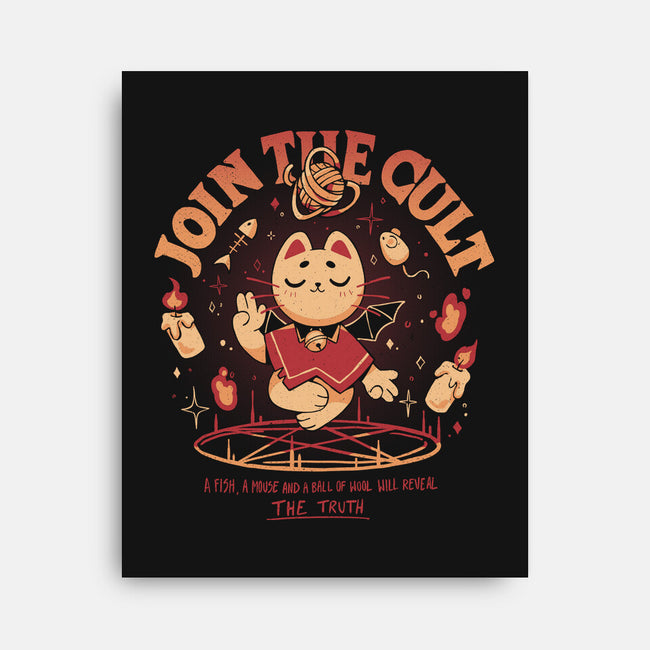 Join The Cat Cult-None-Stretched-Canvas-yumie