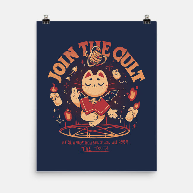 Join The Cat Cult-None-Matte-Poster-yumie