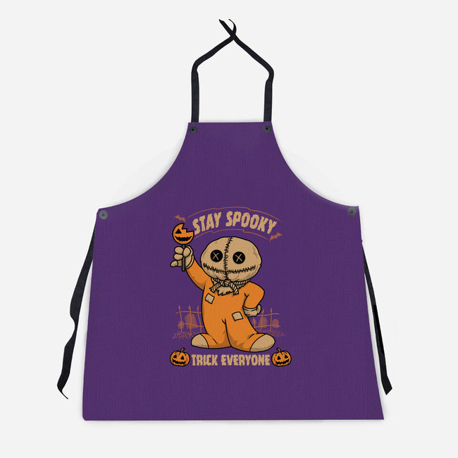 Stay Spooky Trick Everyone-Unisex-Kitchen-Apron-pigboom