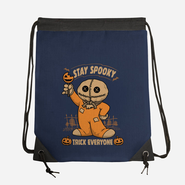 Stay Spooky Trick Everyone-None-Drawstring-Bag-pigboom