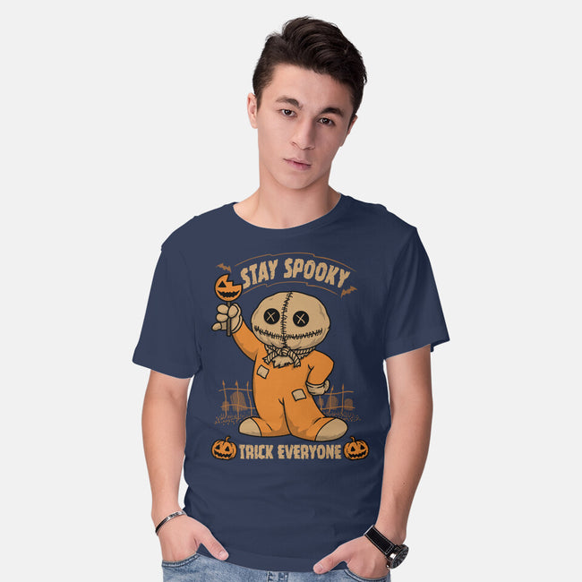 Stay Spooky Trick Everyone-Mens-Basic-Tee-pigboom