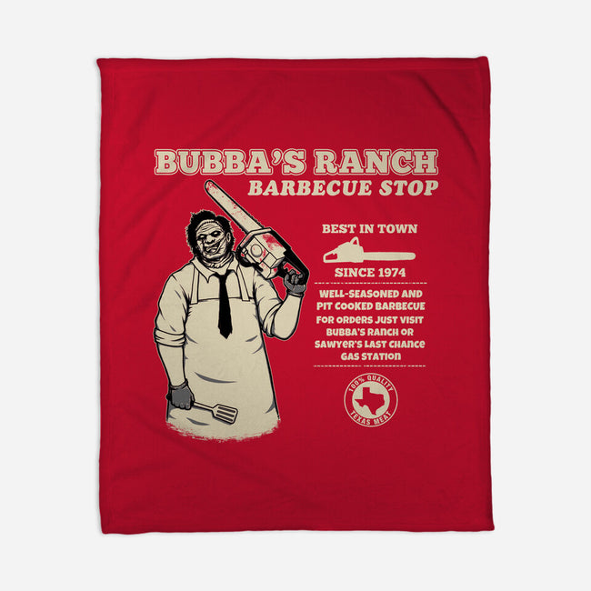 Texas BBQ Stop-None-Fleece-Blanket-pigboom