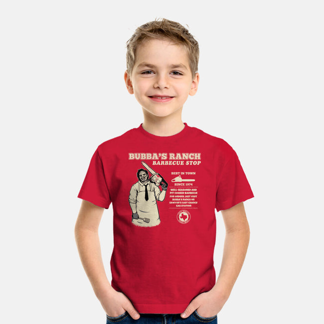 Texas BBQ Stop-Youth-Basic-Tee-pigboom