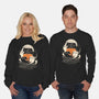 Ghostly Cats-Unisex-Crew Neck-Sweatshirt-fanfabio