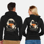 Ghostly Cats-Unisex-Zip-Up-Sweatshirt-fanfabio