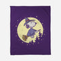 To The Moon And Back-None-Fleece-Blanket-Xentee