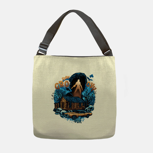 Spooky And Groovy-None-Adjustable Tote-Bag-glitchygorilla